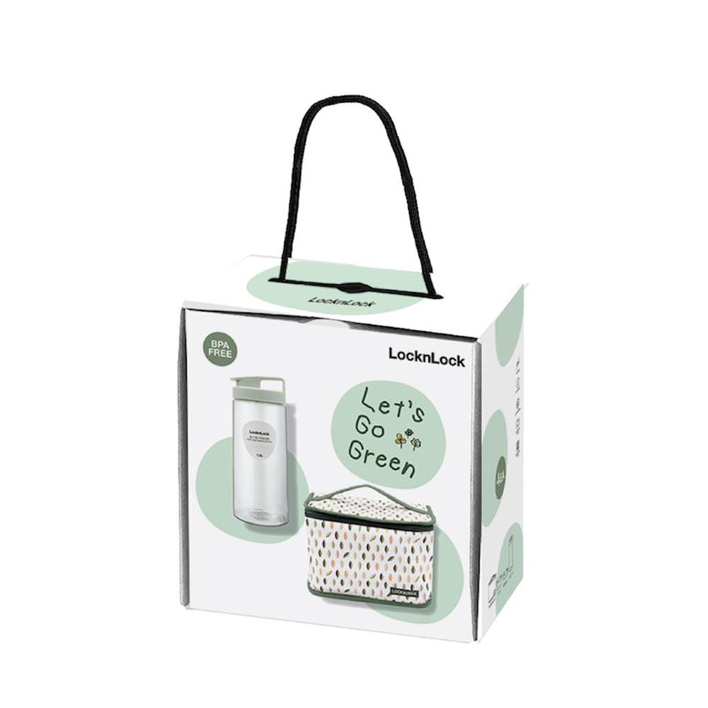 ชุดกล่องอาหารพร้อมกระเป๋า LOCKNLOCK GO GREEN