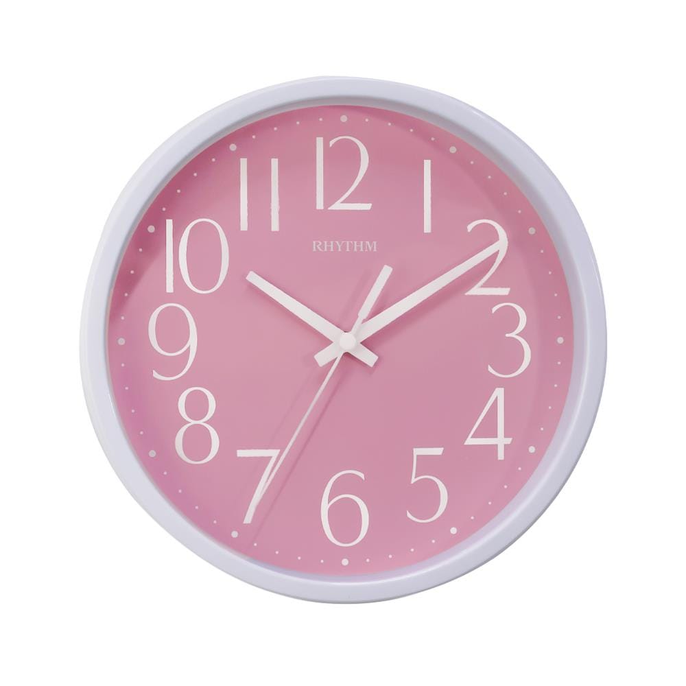 นาฬิกาแขวน RHYTHM CMG625NR13 9 นิ้ว สีชมพู