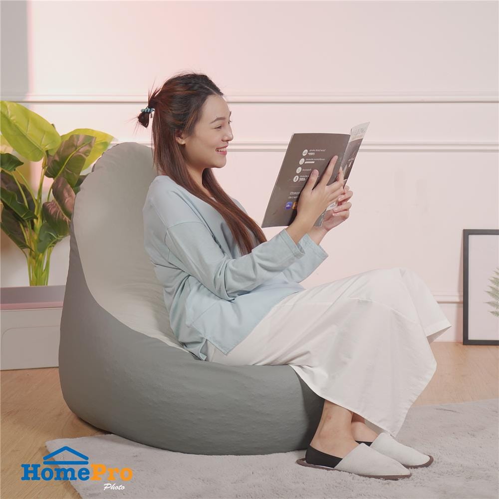 เบาะรองนั่ง HOME LIVING STYLE CLOUD 24X34 นิ้ว สีเทา