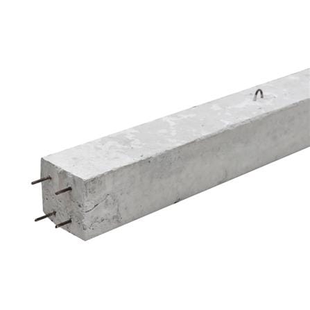 เสารั้วอัดแรง 3 นิ้ว เสริมเหล็ก GC 7.5x7.5x200 ซม._0