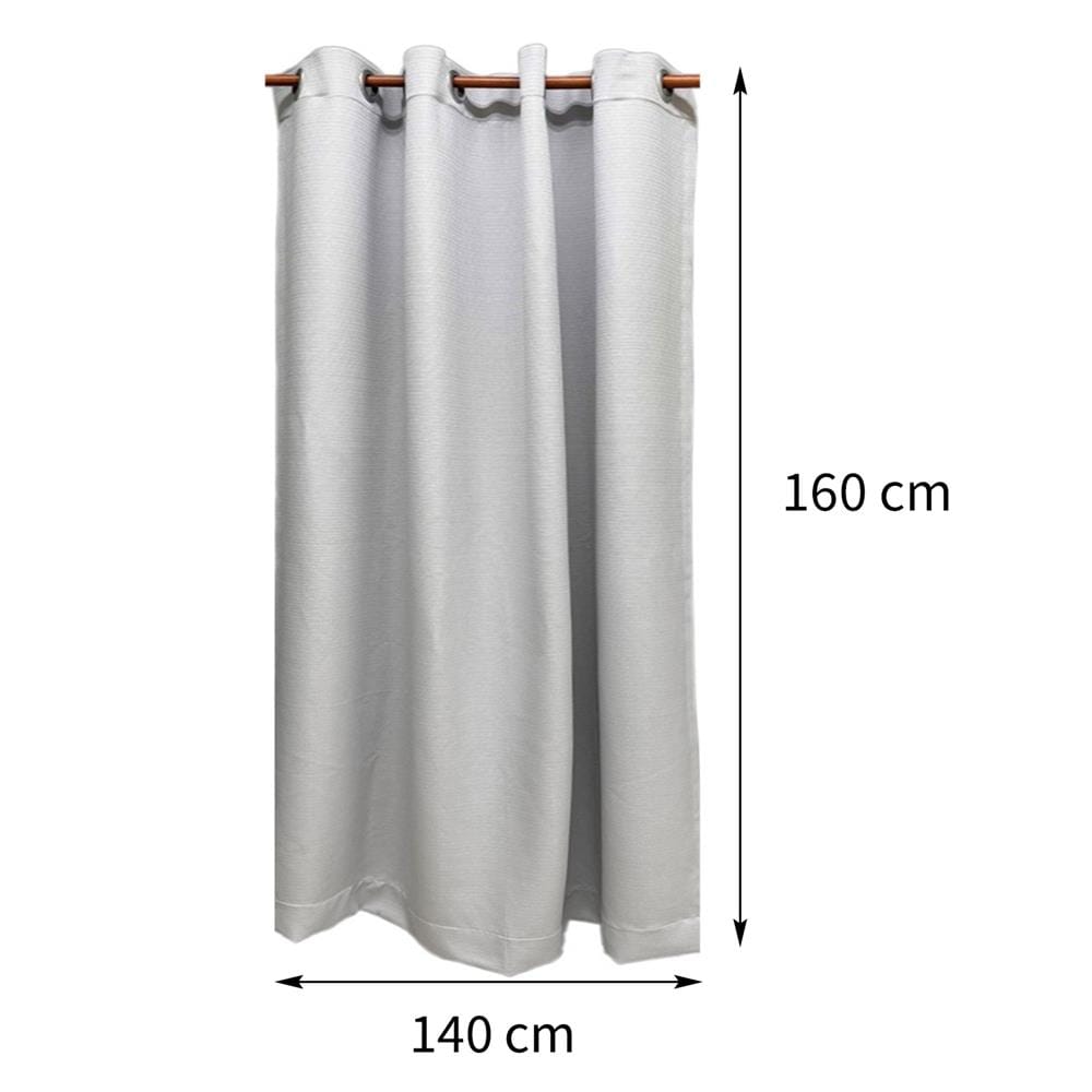 ผ้าม่าน EYELET HOME LIVING STYLE CREPE UV 140X160 ซม. สีเทา