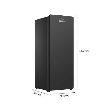 ตู้แช่แนวตั้ง 2 ระบบ HAIER BD-151B 5.3 คิว สีดำ_4