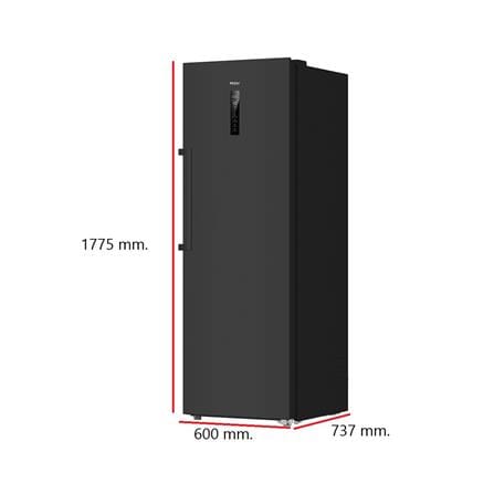 ตู้แช่แนวตั้ง 2 ระบบ HAIER BD-276B 9.7 คิว สีดำ_5