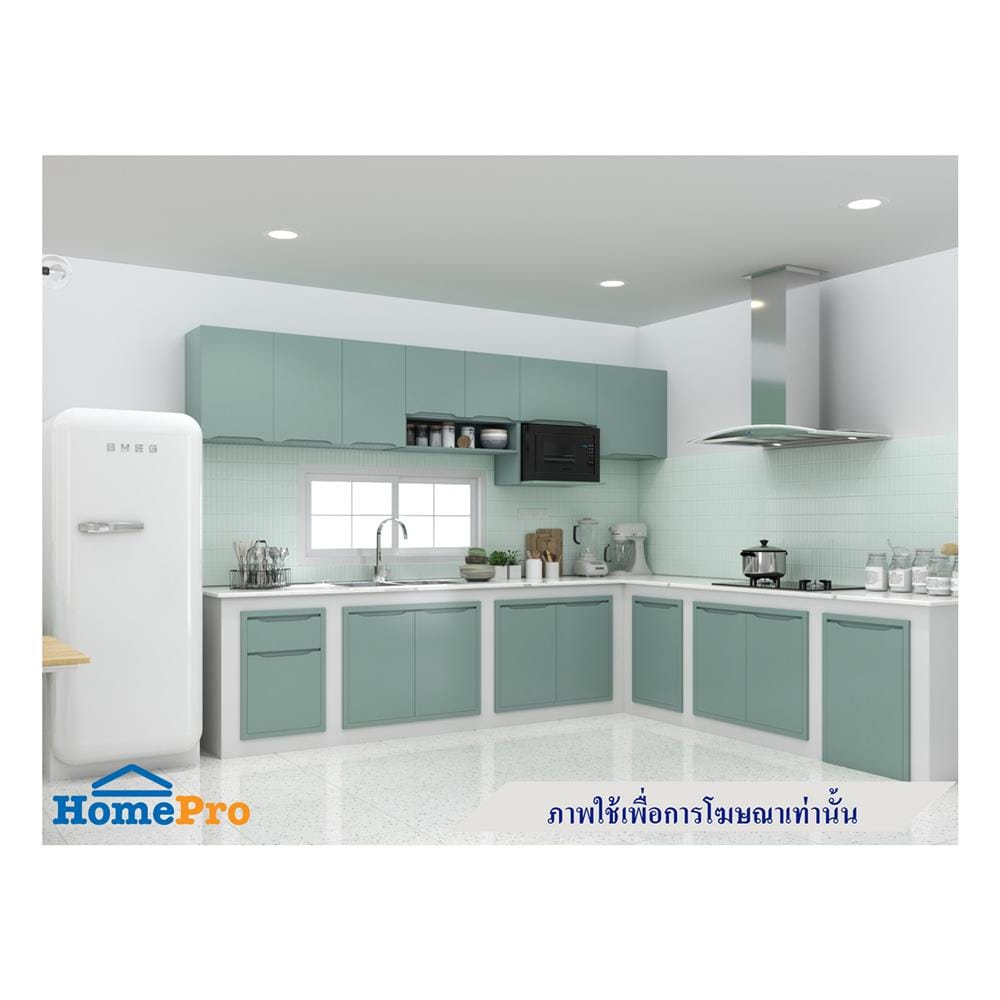 บานใต้เตา MJ ECO 86X56 ซม. สี SEA SALT