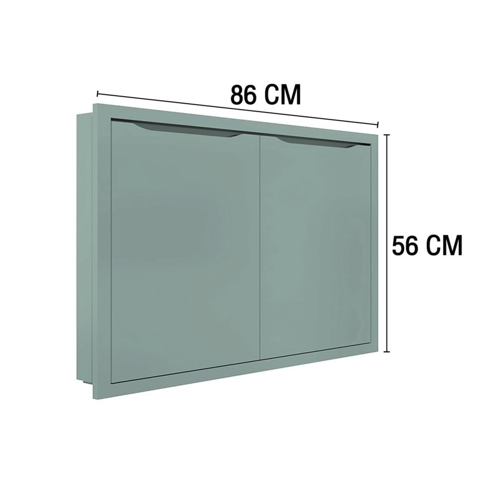 บานใต้เตา MJ ECO 86X56 ซม. สี SEA SALT