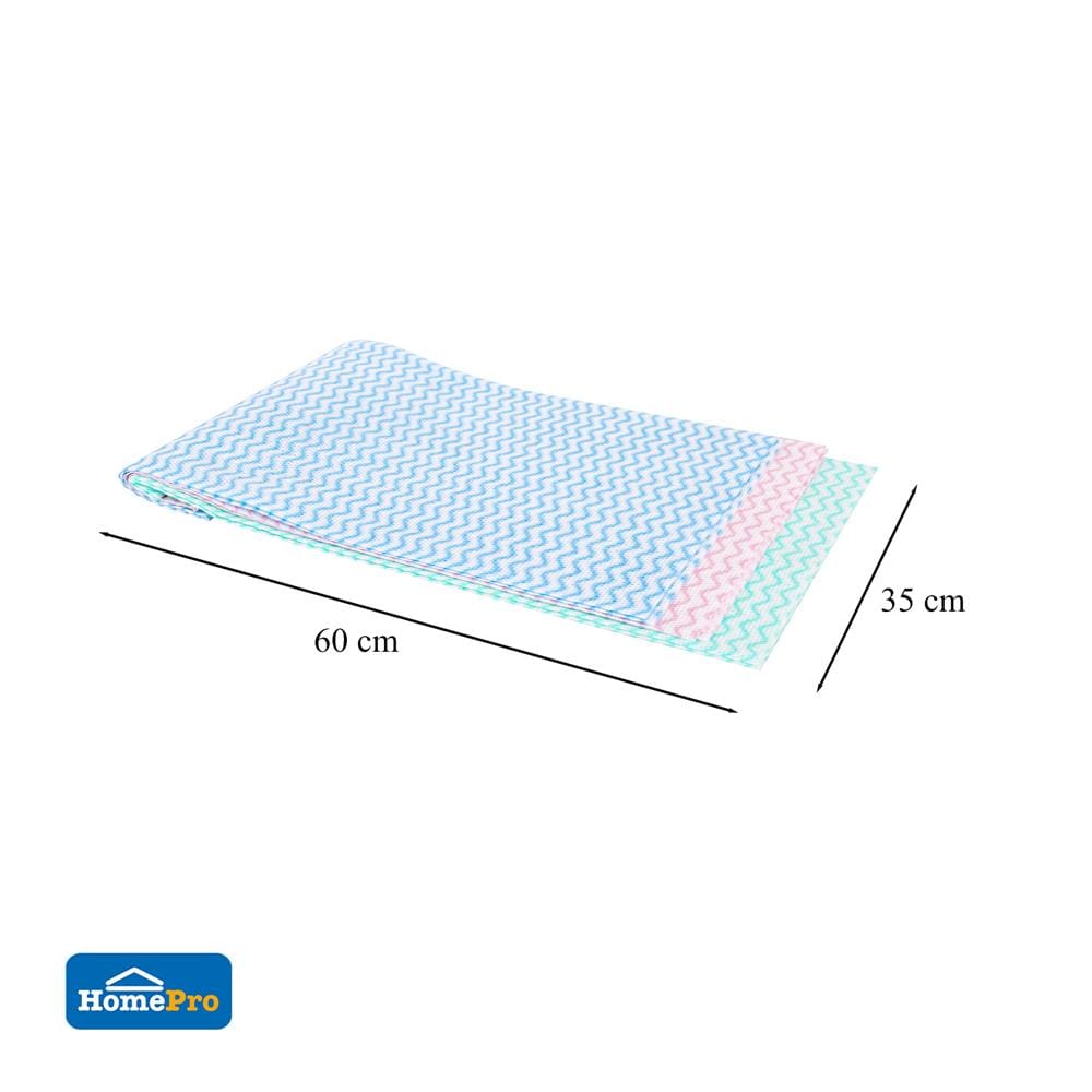 ผ้าเช็ดทำความสะอาด ACCO 35X60 ซม. หลากสี (แพ็ก 3 ชิ้น)