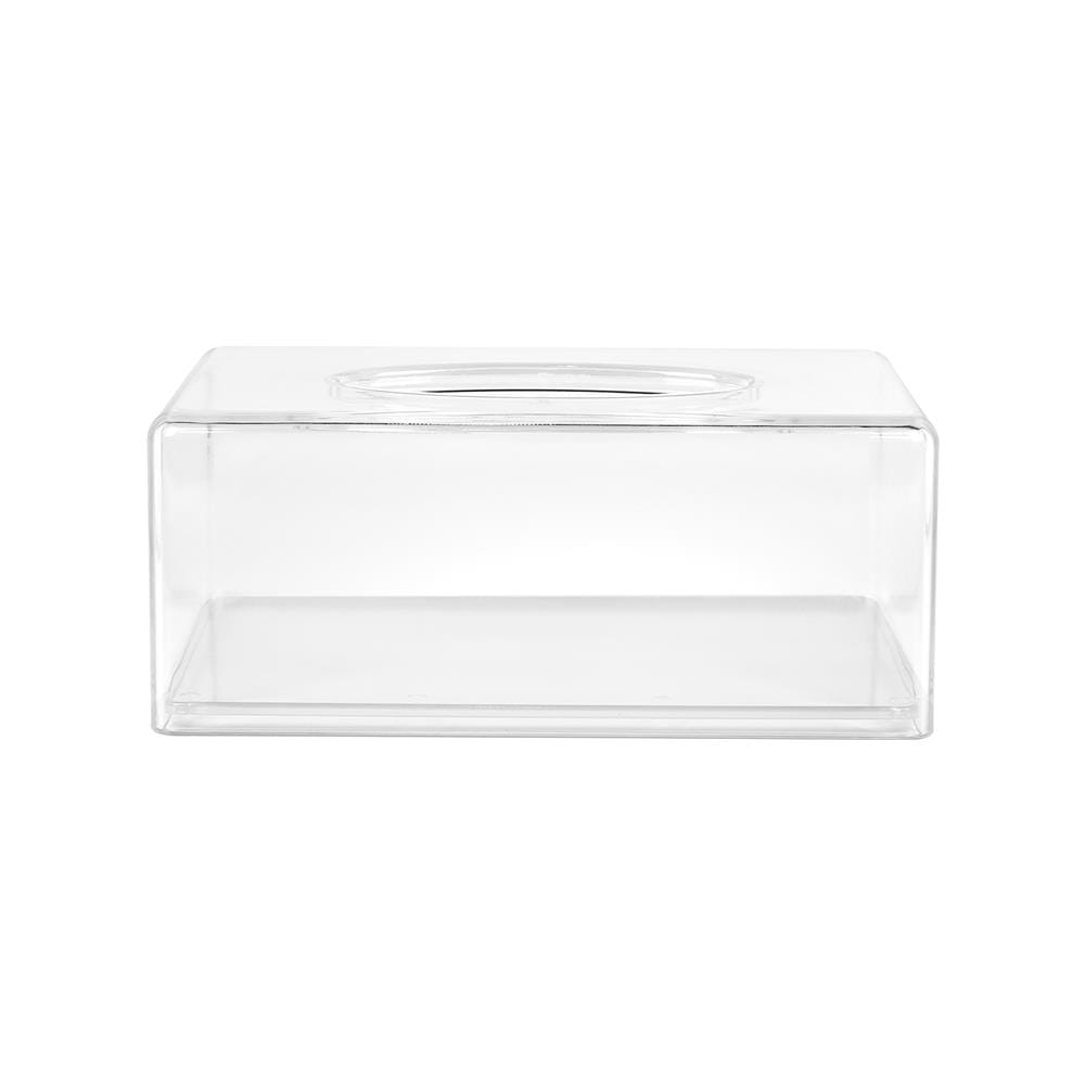 กล่องทิชชู่แผ่น PS KECH CLEAR SIZE L สีใส