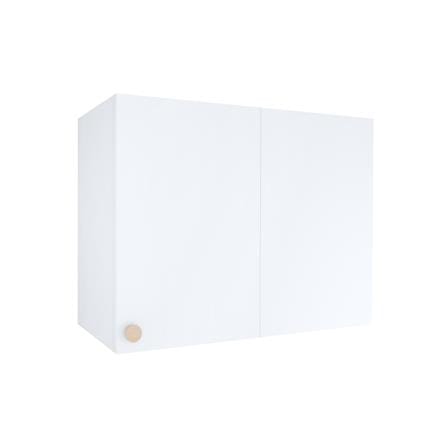 ตู้แขวนเข้ามุมขวา MJ DOT 80x60 ซม. สี WHITE_1