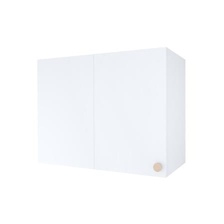 ตู้แขวนเข้ามุมซ้าย MJ DOT 80x60 ซม. สี WHITE_1