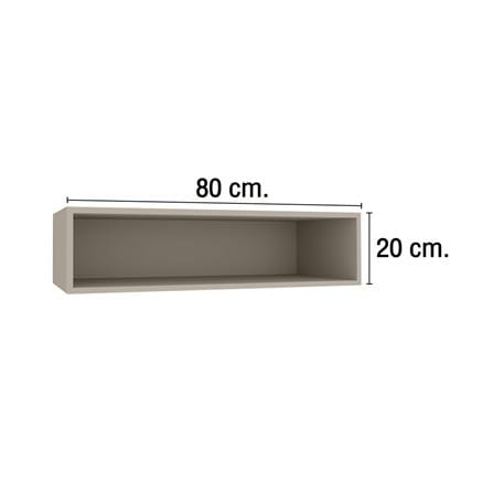 กล่องแขวนเสริม MJ ECO 80x20 ซม. สี BEIGE_3