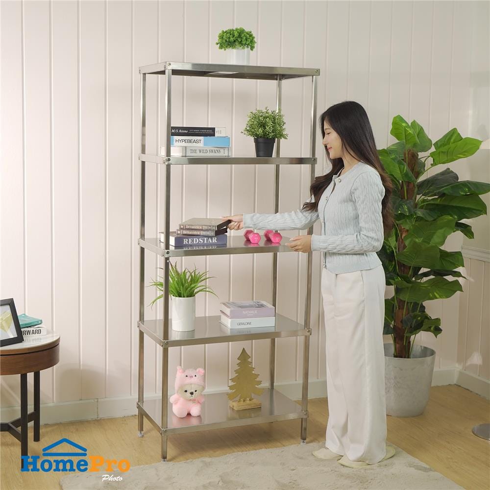 ชั้นวางของสเตนเลส 5 ชั้น FURDINI SANKI12 70 ซม.