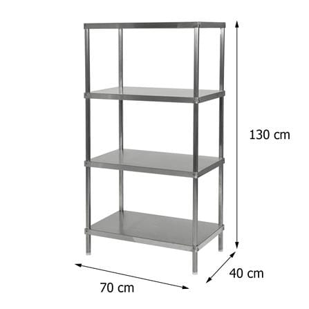ชั้นวางของสเตนเลส 4 ชั้น FURDINI SANKI11 70 ซม._5