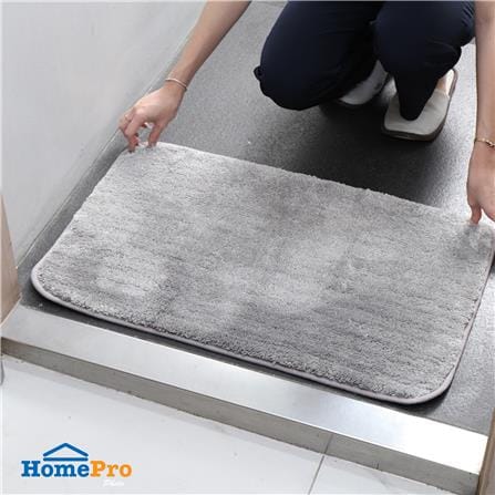 พรม HOME LIVING STYLE GLAM 45X70 ซม. สีเทา_5