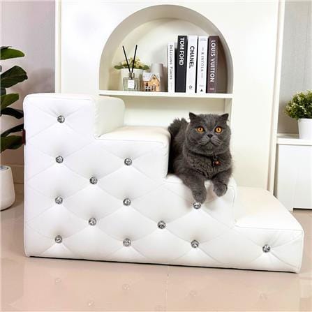 บันไดสัตว์เลี้ยง 4 ขั้น PET BUDDY PB01L สีขาว_3