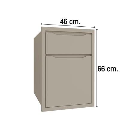 ตู้ลิ้นชัก MJ ECO 46x66 ซม. สี BEIGE_3