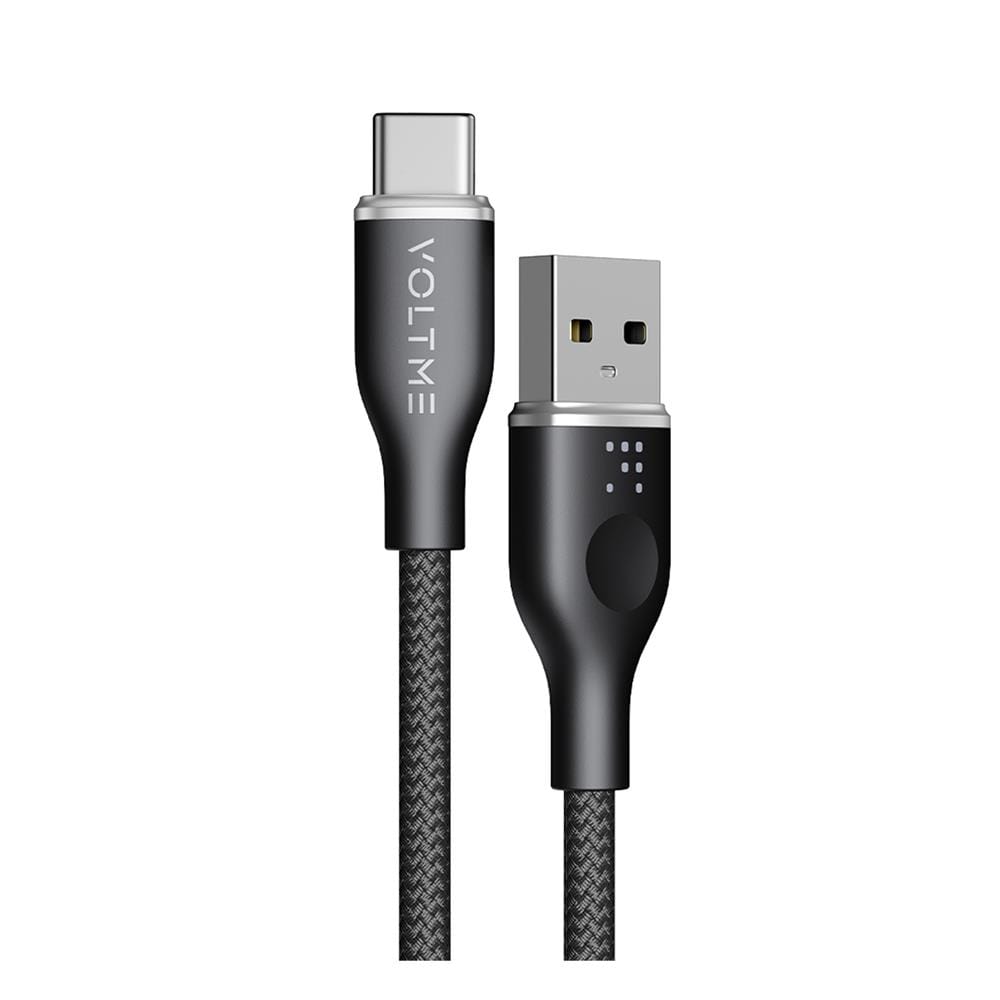 สายชาร์จ USB-A TO USB-C VOLTME POWERLINK RUGG C2041 1 เมตร สีดำ