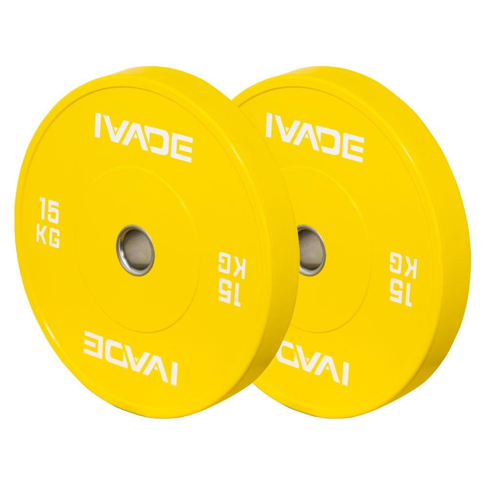 แผ่นน้ำหนัก IVADE MDC 15 กก. 2 แผ่น