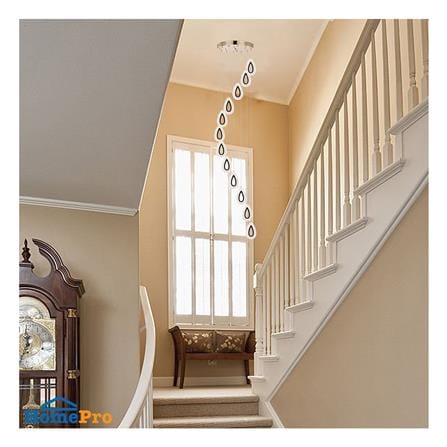 ไฟช่อ LED EVL CFC-11094 50 วัตต์ DAYLIGHT/COOL WHITE/WARM WHITE สีทอง/ใส 12 หัว_3