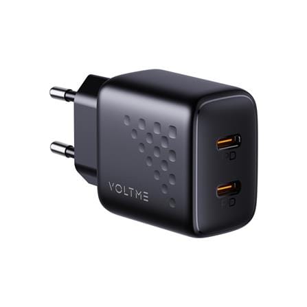 อะแดปเตอร์ TYPE C VOLTME REVO 20 DUO LITE V2019TH สีดำ_0