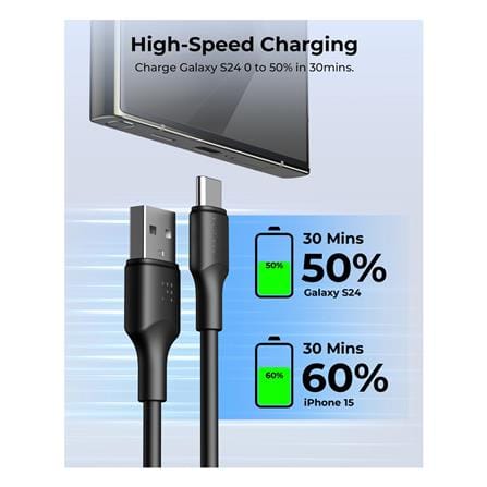 สายชาร์จ USB-A TO USB-C VOLTME POWERLINK EDC C2286 2 เมตร สีดำ_2