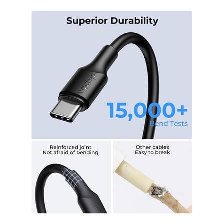 สายชาร์จ USB-A TO USB-C VOLTME POWERLINK EDC C2286 2 เมตร สีดำ_4