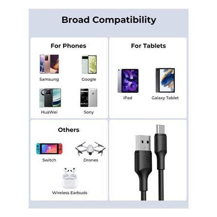 สายชาร์จ USB-A TO USB-C VOLTME POWERLINK EDC C2286 2 เมตร สีดำ_6