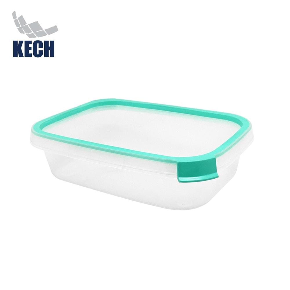 กล่องอาหารเหลี่ยม 0.8 ลิตร KECH NEAT สีเขียว