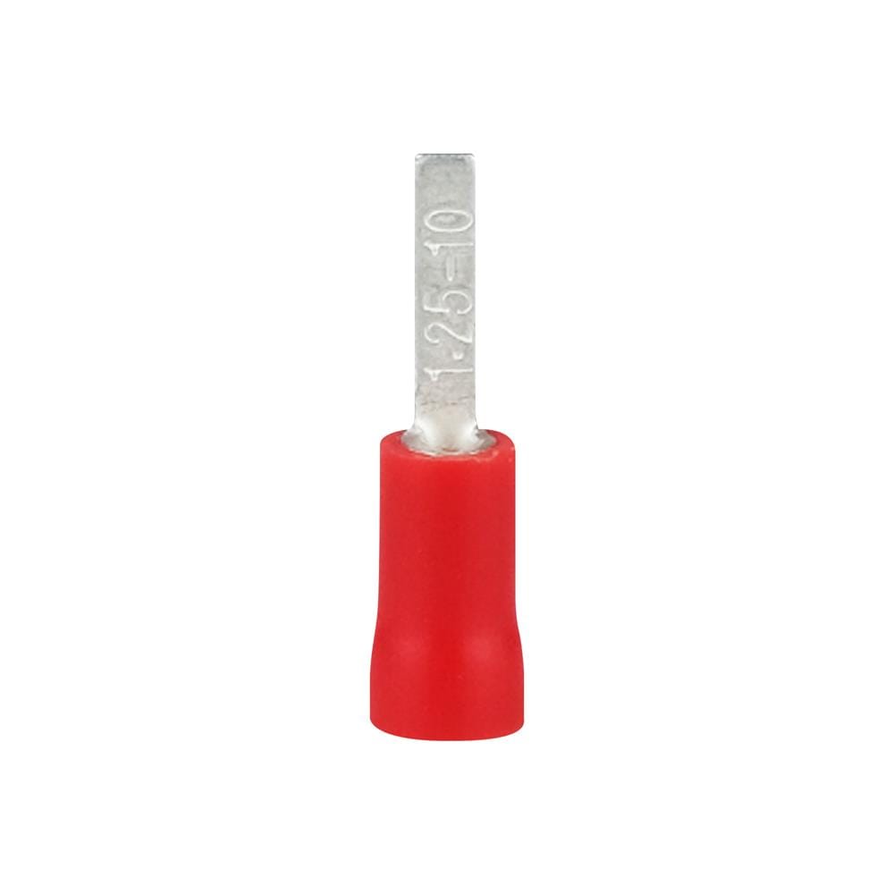 หางปลาก้านไม้ขีดแบนหุ้ม KENION 1.25-10/2.3 สีแดง (แพ็ก 10 ชิ้น)