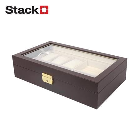 กล่องใส่เครื่องประดับ STACKO 33.5X19.5X8.25 ซม. สีน้ำตาล_1