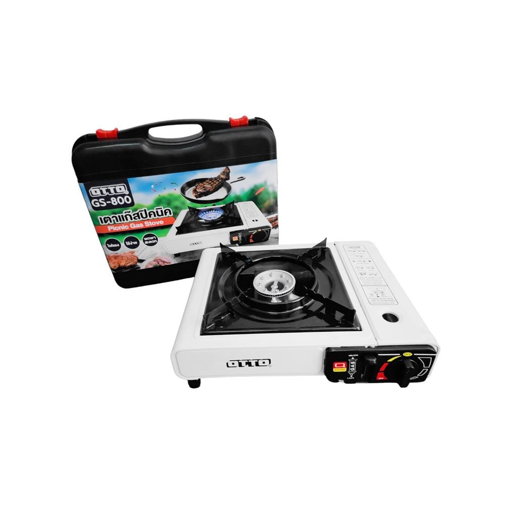 เตาแก๊สปิกนิก OTTO GS -800 สีขาว