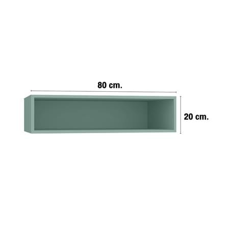 กล่องแขวนเสริม MJ DOT 80x20 ซม. สี PASTEL MINT_3