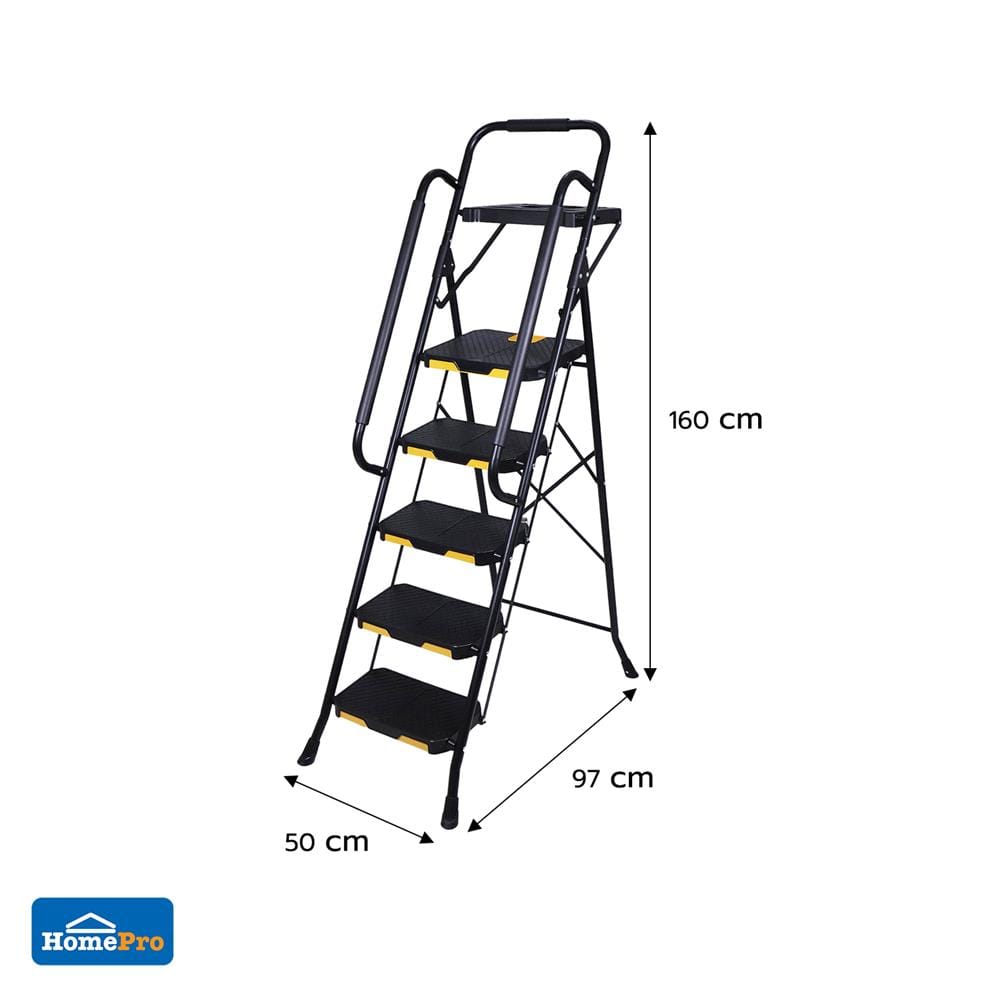 บันได STEP 5 ขั้น MATALL WK2223B-5D1 สีดำ