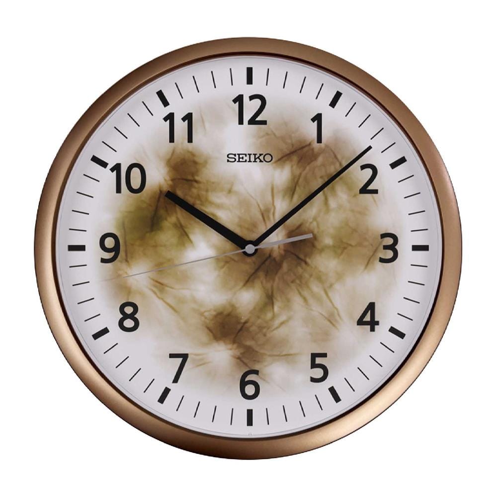 นาฬิกาแขวน SEIKO CLOCKS PHA020B 14.1 นิ้ว สีน้ำตาล