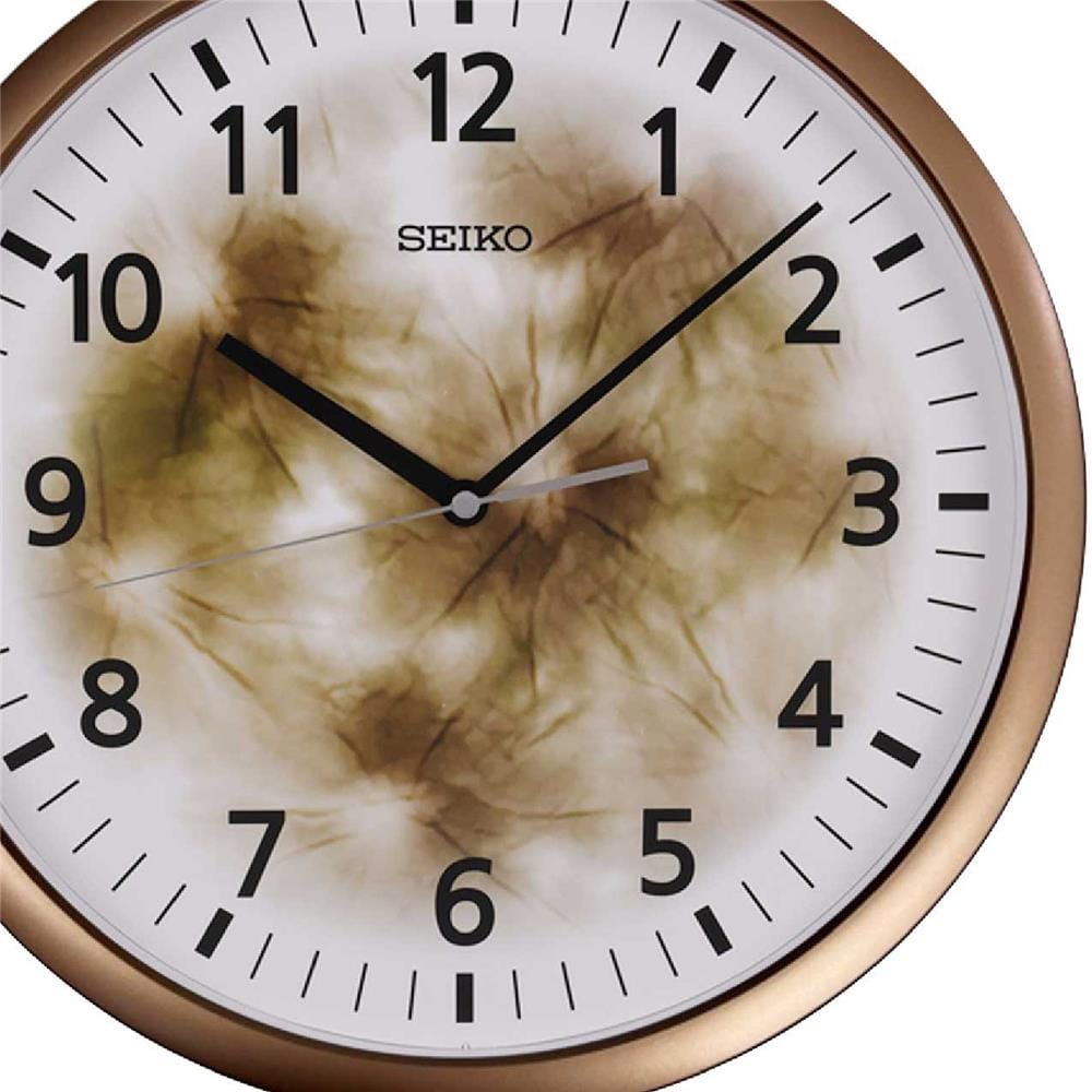 นาฬิกาแขวน SEIKO CLOCKS PHA020B 14.1 นิ้ว สีน้ำตาล