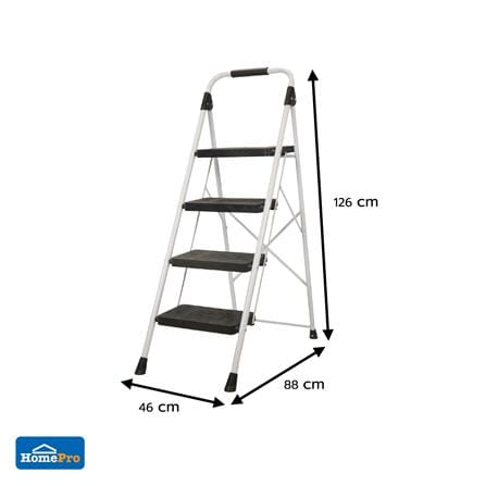 บันได STEP 4 ขั้น MATALL WK2226-4 สีขาว-ดำ_9