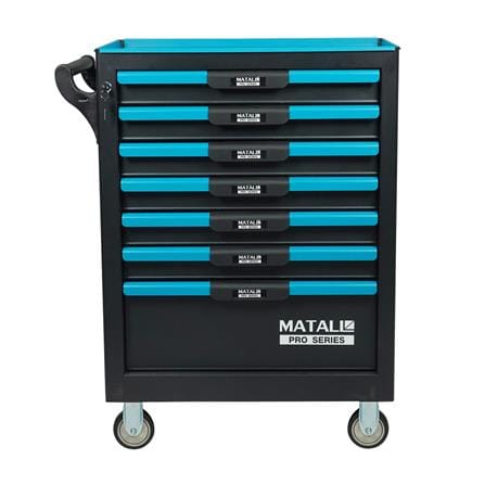 ตู้เครื่องมือช่างลิ้นชัก 7 ชั้น MATALL PRO EF-6091016 สีเขียว-ดำ_0