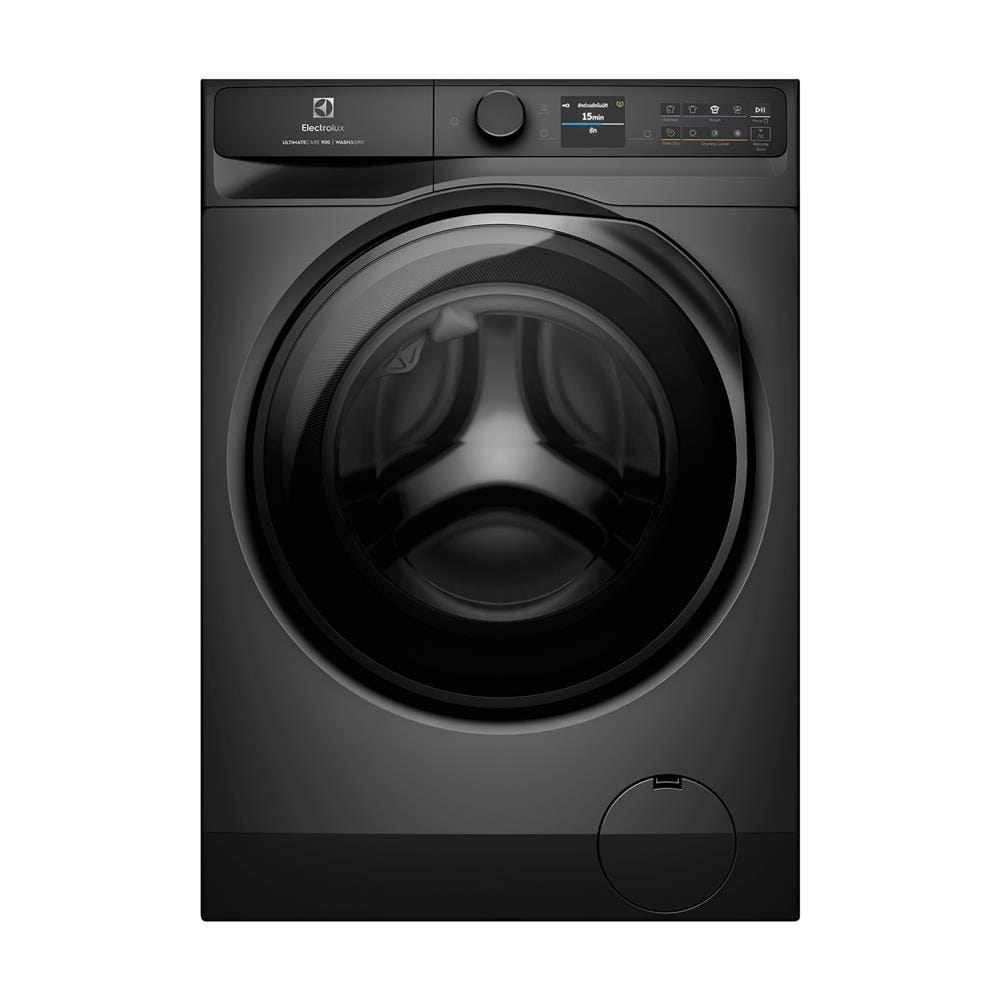เครื่องซักอบผ้าฝาหน้าพร้อมขาตั้ง ELECTROLUX EWW1342R9SC 13/9 กก. 1400RPM อินเวอร์เตอร์ สีเทาเข้ม