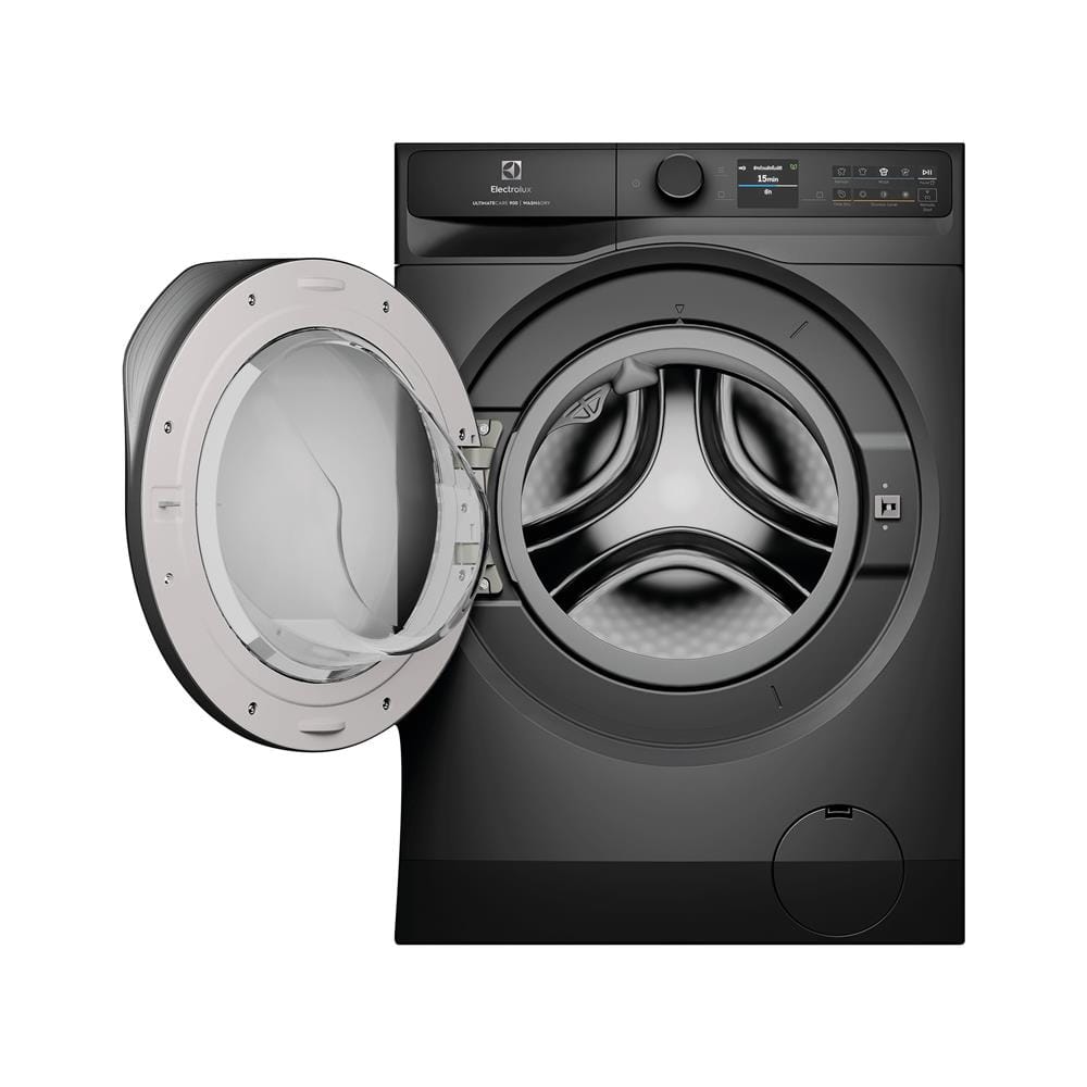เครื่องซักอบผ้าฝาหน้าพร้อมขาตั้ง ELECTROLUX EWW1342R9SC 13/9 กก. 1400RPM อินเวอร์เตอร์ สีเทาเข้ม