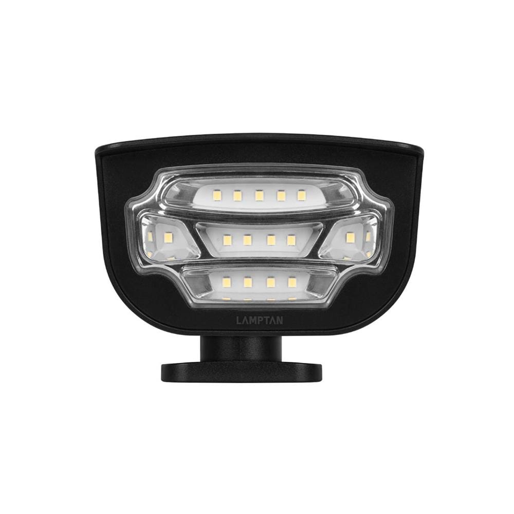 ไฟผนังภายนอก SOLAR LAMPTAN APEX 5 วัตต์ WARM WHITE สีดำ