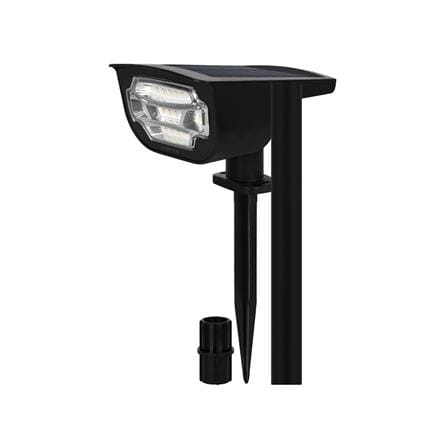 ไฟผนังภายนอก SOLAR LAMPTAN APEX 5 วัตต์ WARM WHITE สีดำ_0