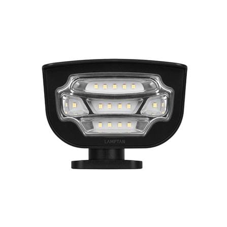 ไฟผนังภายนอก SOLAR LAMPTAN APEX 5 วัตต์ WARM WHITE สีดำ_2