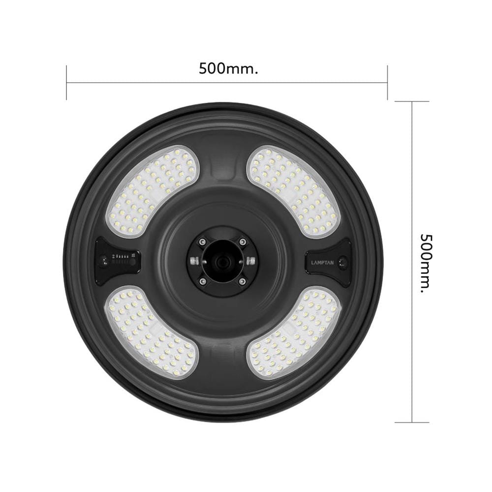 ไฟสนาม SOLAR LAMPTAN BRILUX-2 1000 วัตต์ DAYLIGHT สีดำ