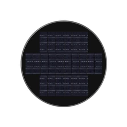 ไฟสนาม SOLAR LAMPTAN BRILUX-2 1000 วัตต์ DAYLIGHT สีดำ_3