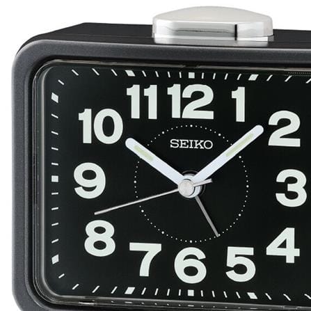 นาฬิกาปลุก SEIKO CLOCKS QHK062K 3.3X4.2 นิ้ว สีดำ_1