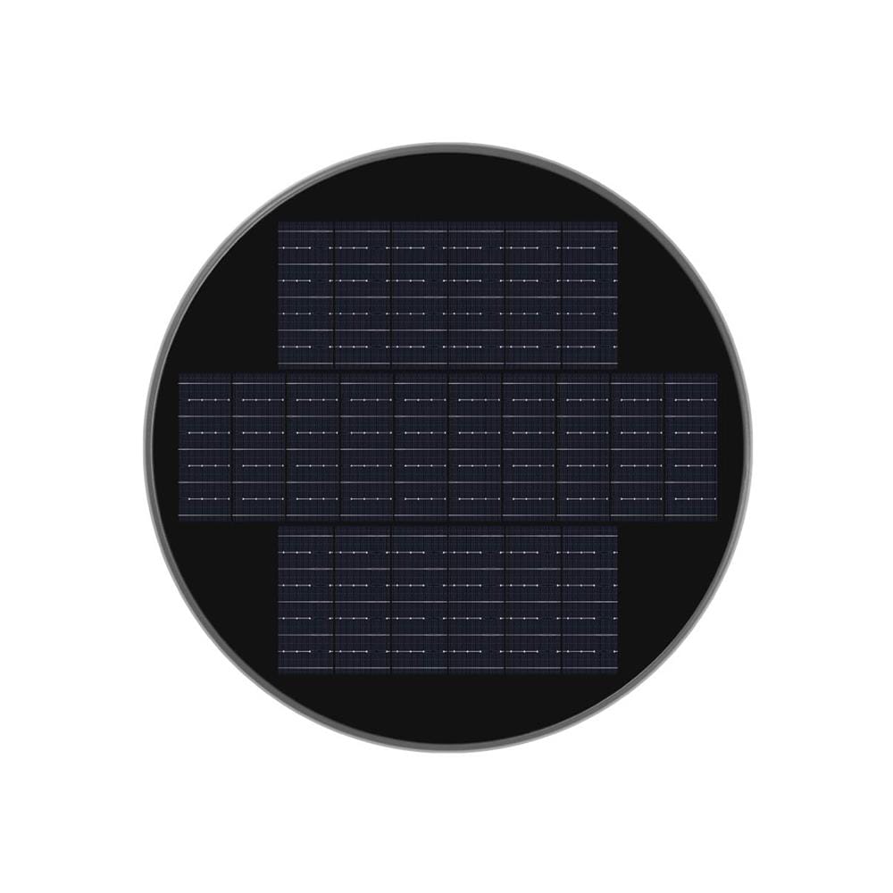 ไฟสนาม SOLAR LAMPTAN BRILUX-2 2000 วัตต์ DAYLIGHT สีดำ