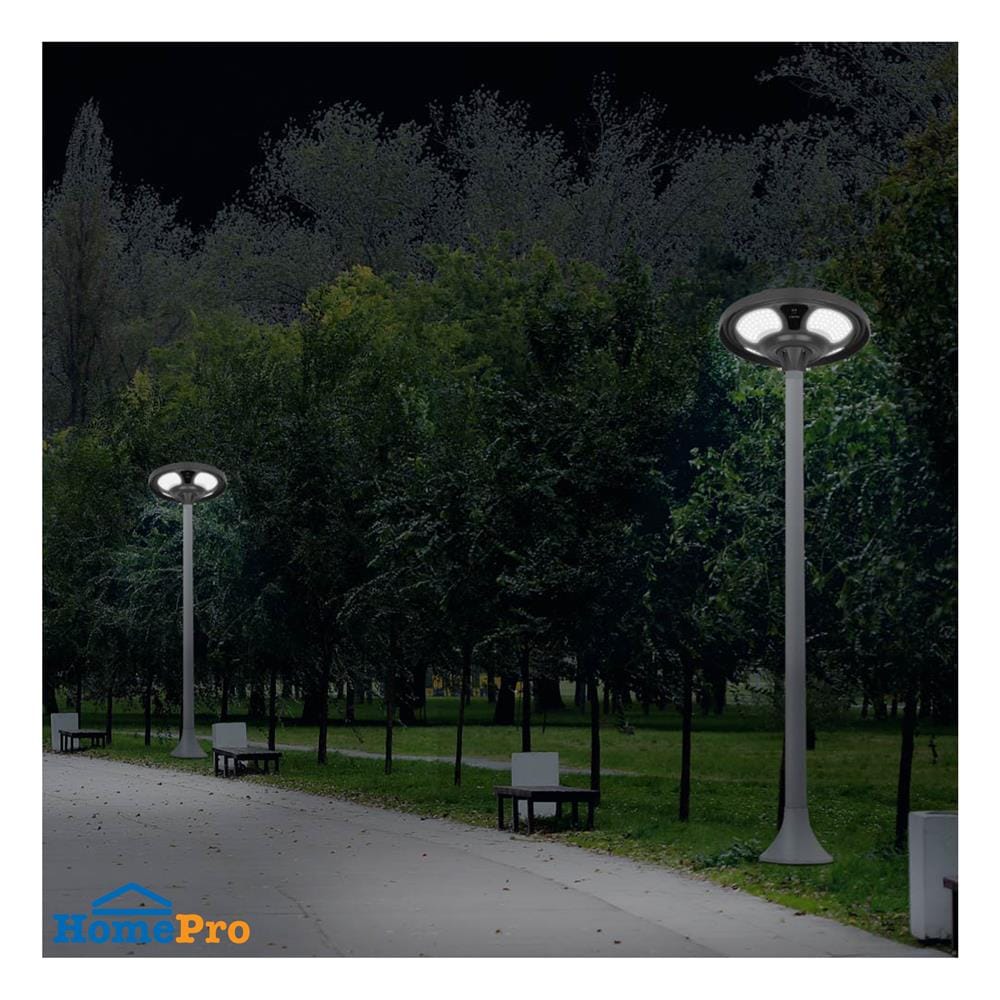 ไฟสนาม SOLAR LAMPTAN BRILUX-2 2000 วัตต์ DAYLIGHT สีดำ