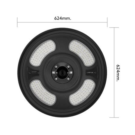 ไฟสนาม SOLAR LAMPTAN BRILUX-2 2000 วัตต์ DAYLIGHT สีดำ_10