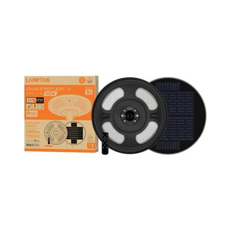 ไฟสนาม SOLAR LAMPTAN BRILUX-2 2000 วัตต์ DAYLIGHT สีดำ_6