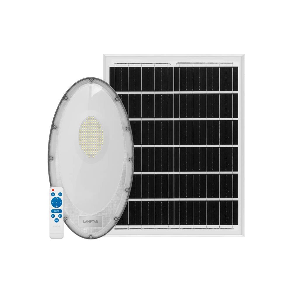 ไฟถนน SOLAR LAMPTAN GRANDER 500 วัตต์ DAYLIGHT สีเทา