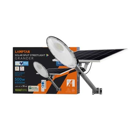 ไฟถนน SOLAR LAMPTAN GRANDER 500 วัตต์ DAYLIGHT สีเทา_7